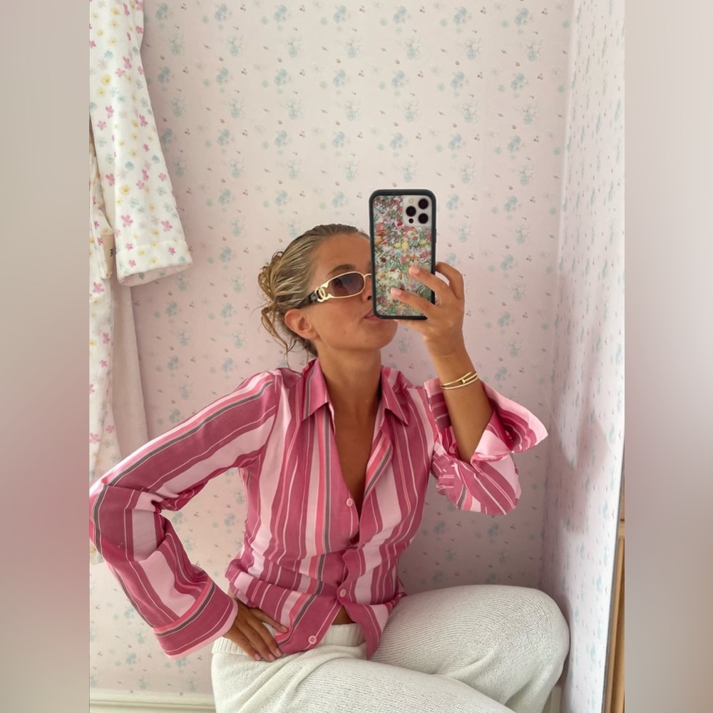 SOLD - Djerf Avenue Little Shirt Sorbet